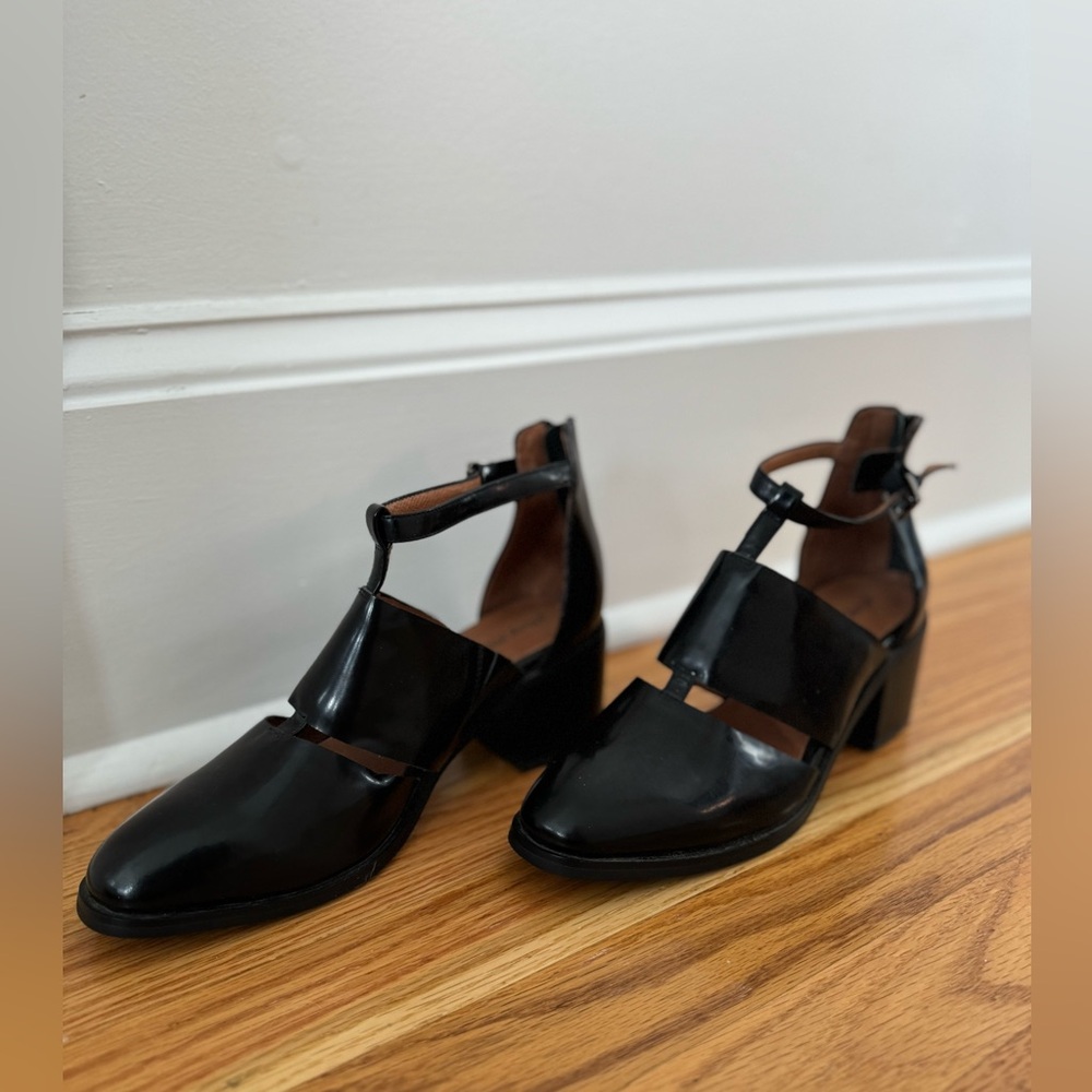 JEFFREY CAMPBELL Melinda Booties - BLACK SIZE 10